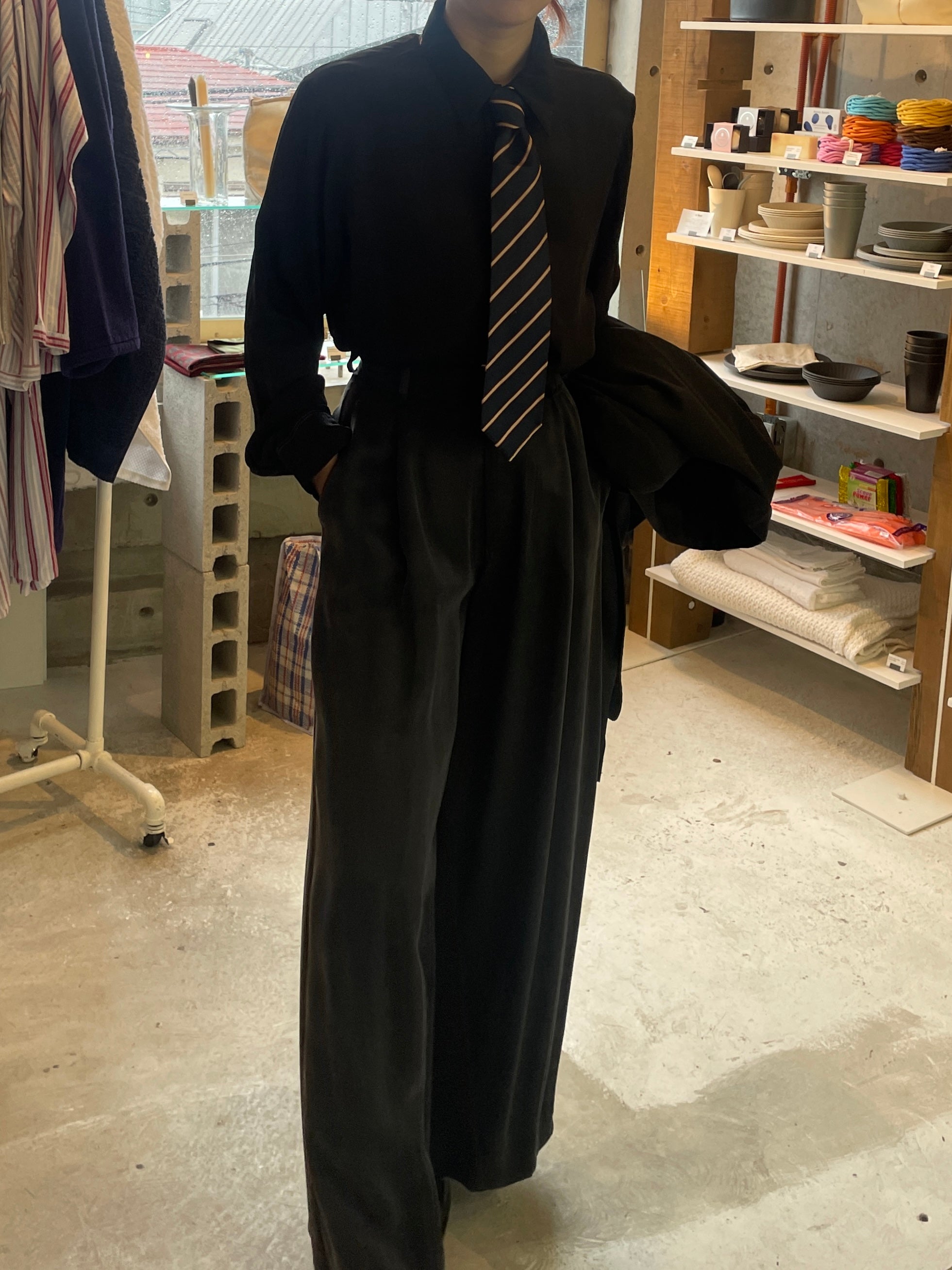 Over-Dyed 100% Cupra Sheer Shirt