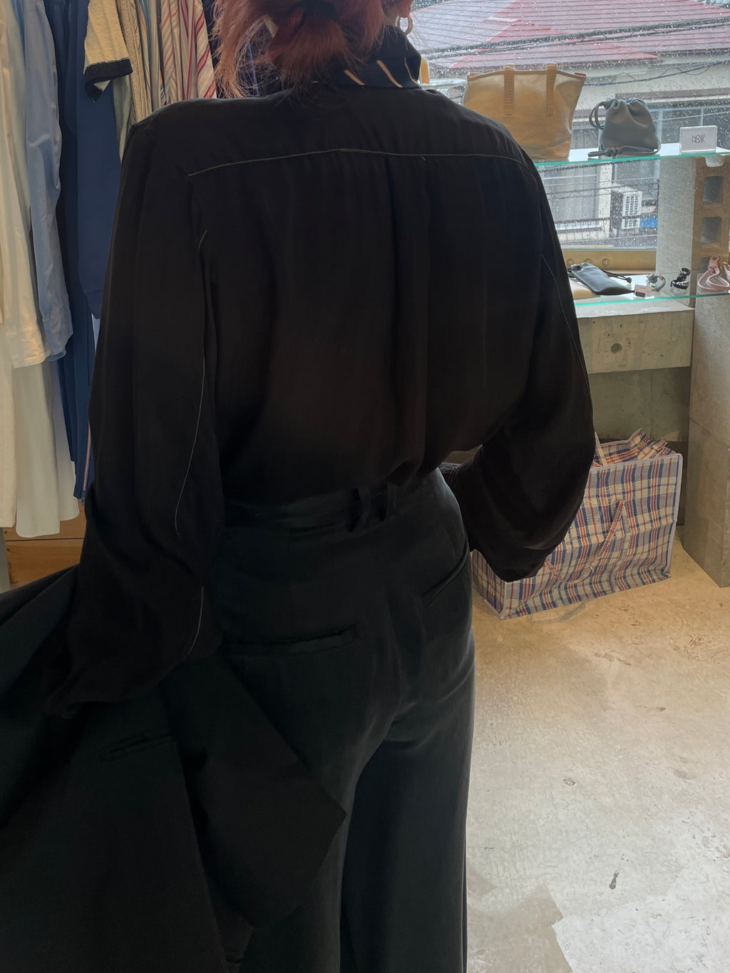 Over-Dyed 100% Cupra Sheer Shirt