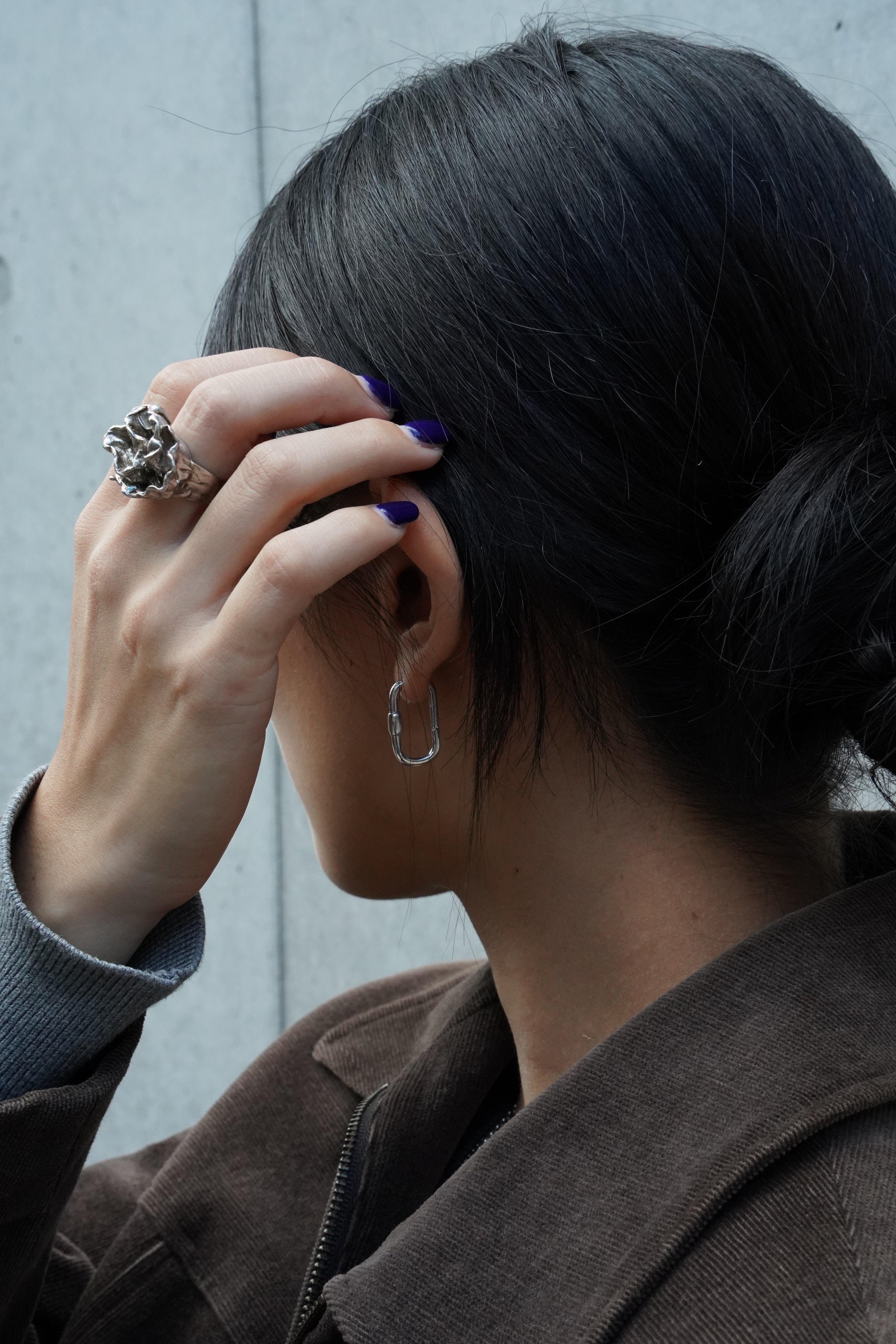 Link Silver Earrings (SVE-2503)