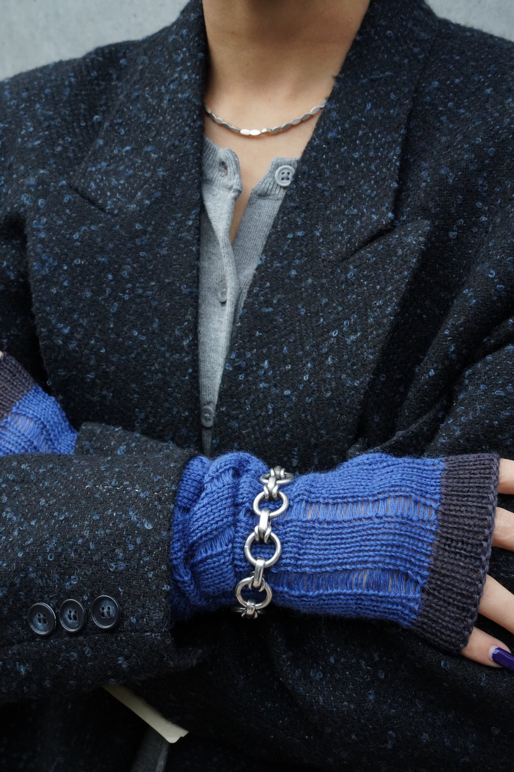 Heavy Round Chain Bracelet (SVBL25022-2)