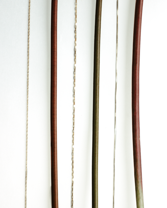 14k Twisted Chain Necklace - 49.5cm