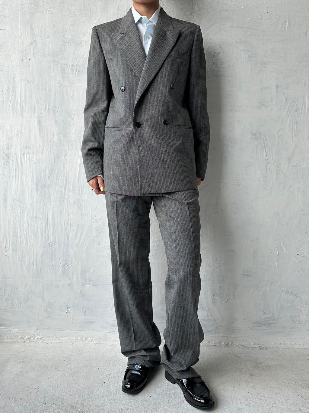 Wool Double Breasted Suit