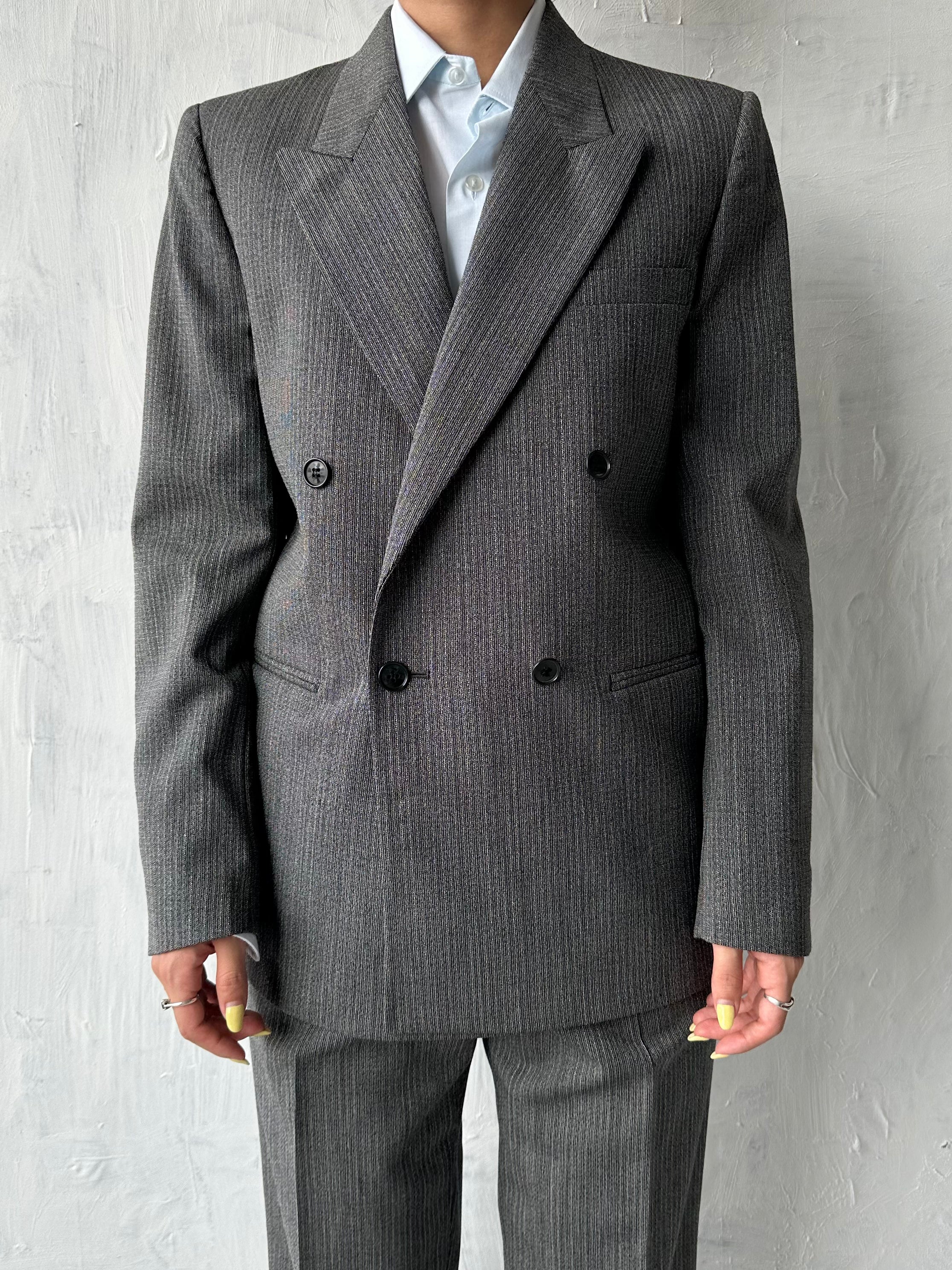Wool Double Breasted Suit