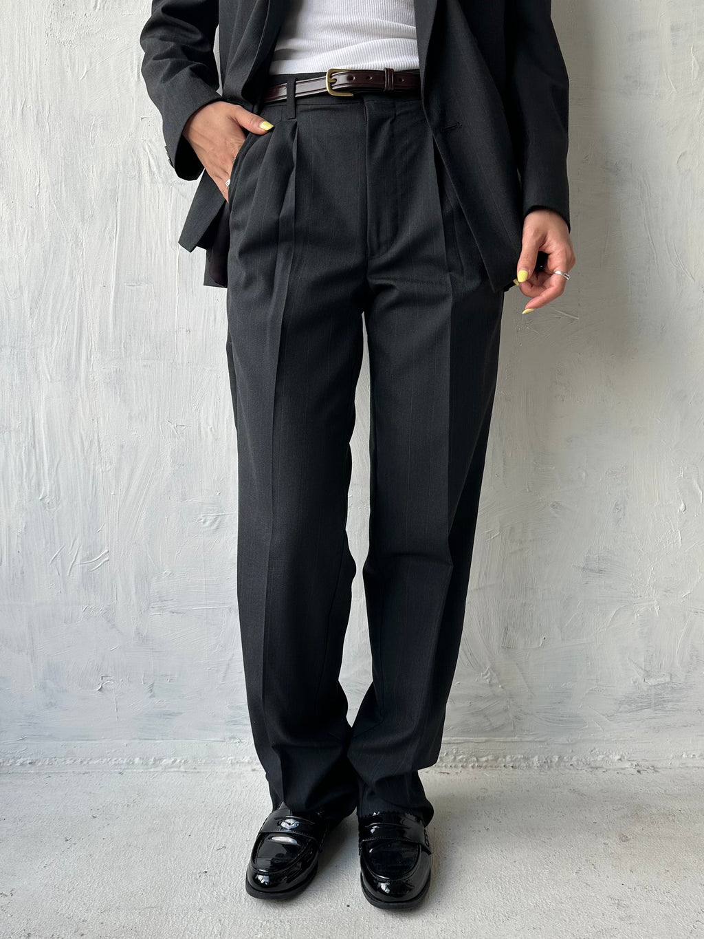 Double Breasted Pinstripe Suit