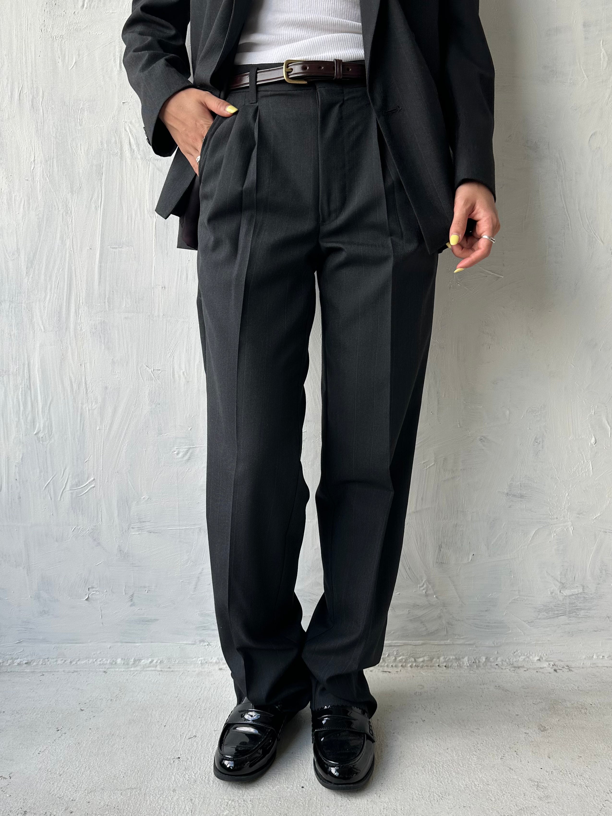 Double Breasted Pinstripe Suit