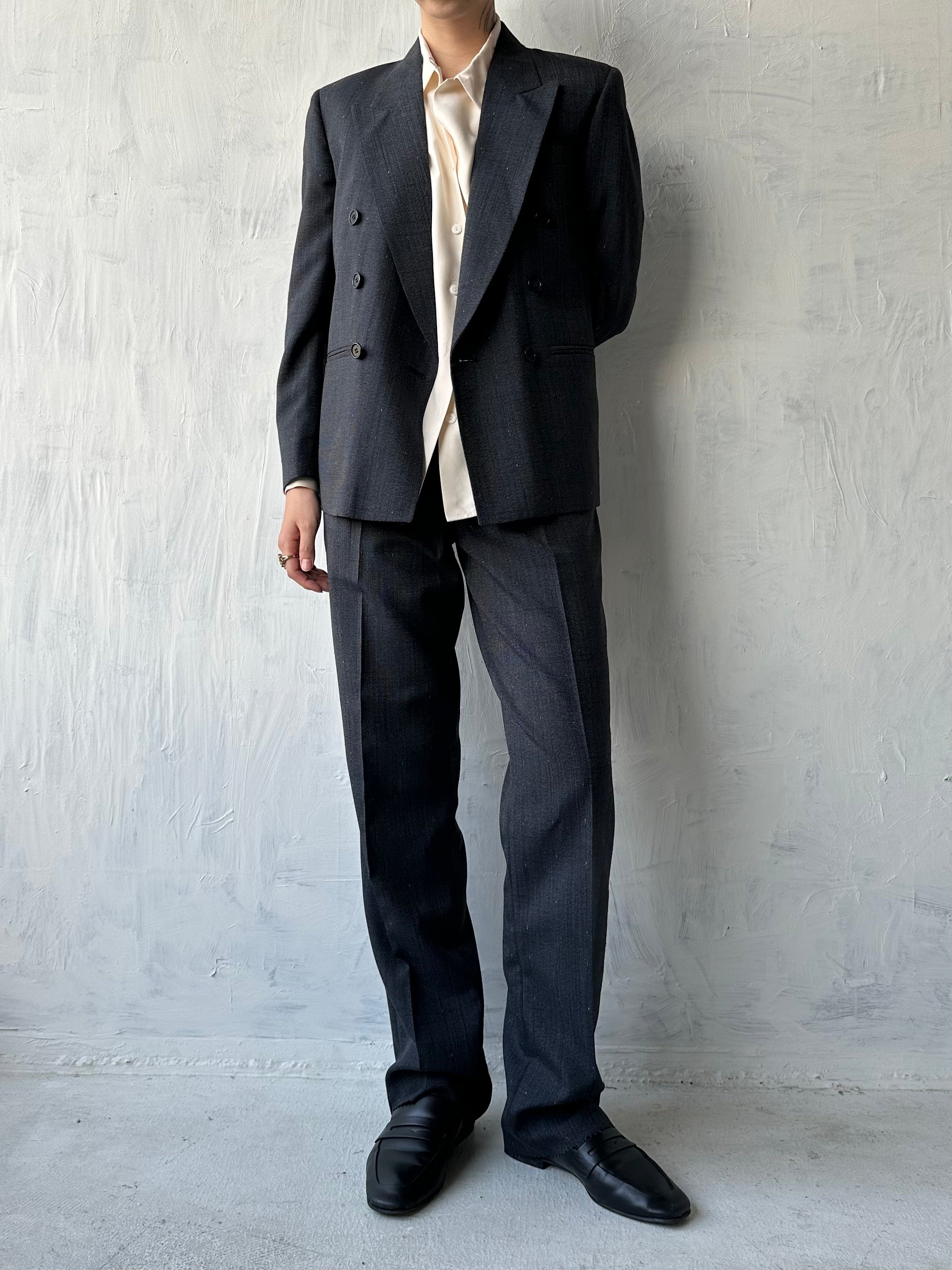 Double Breasted Suit with Pin Dots