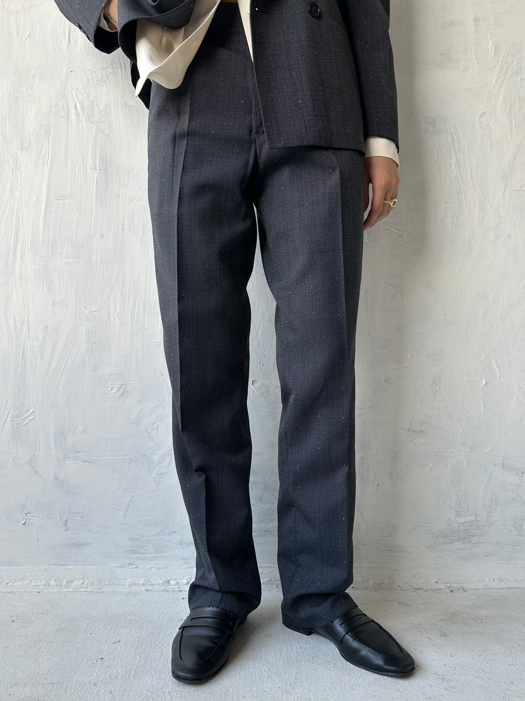 Double Breasted Suit with Pin Dots