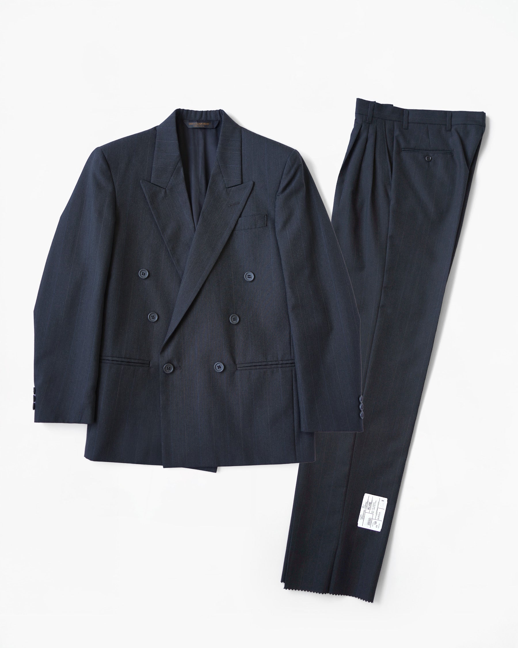 Double Breasted Pinstripe Suit