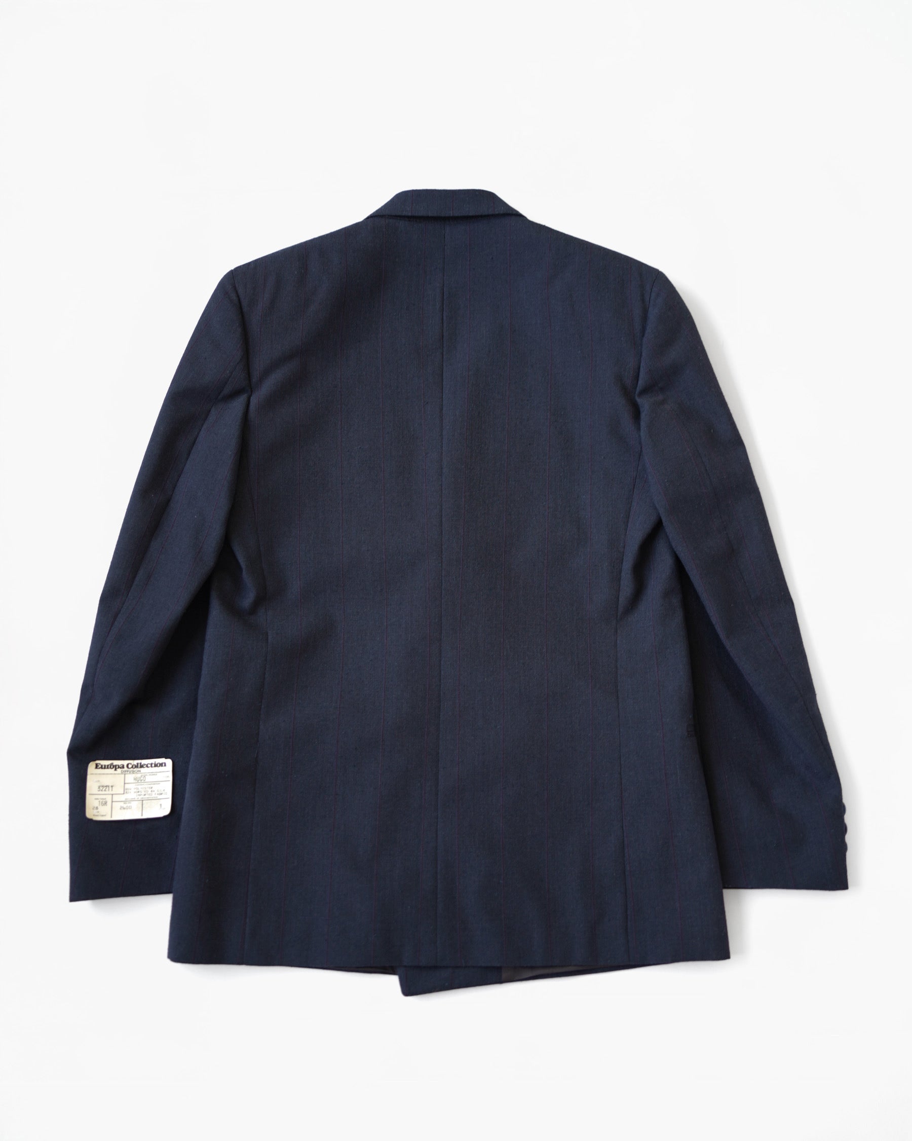 Double Breasted Suit with Subtle Pinstripe