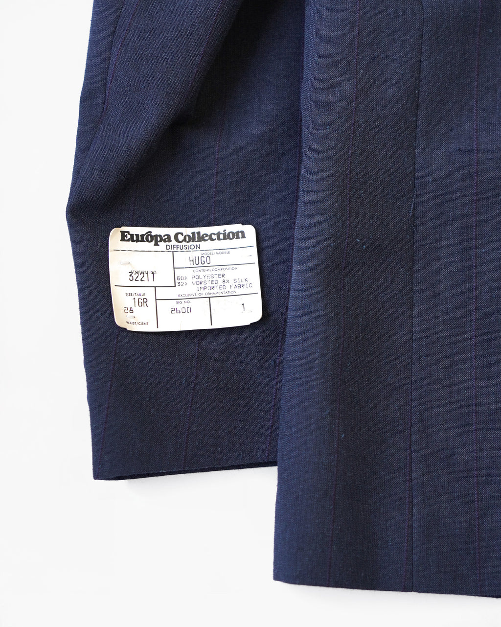 Double Breasted Suit with Subtle Pinstripe