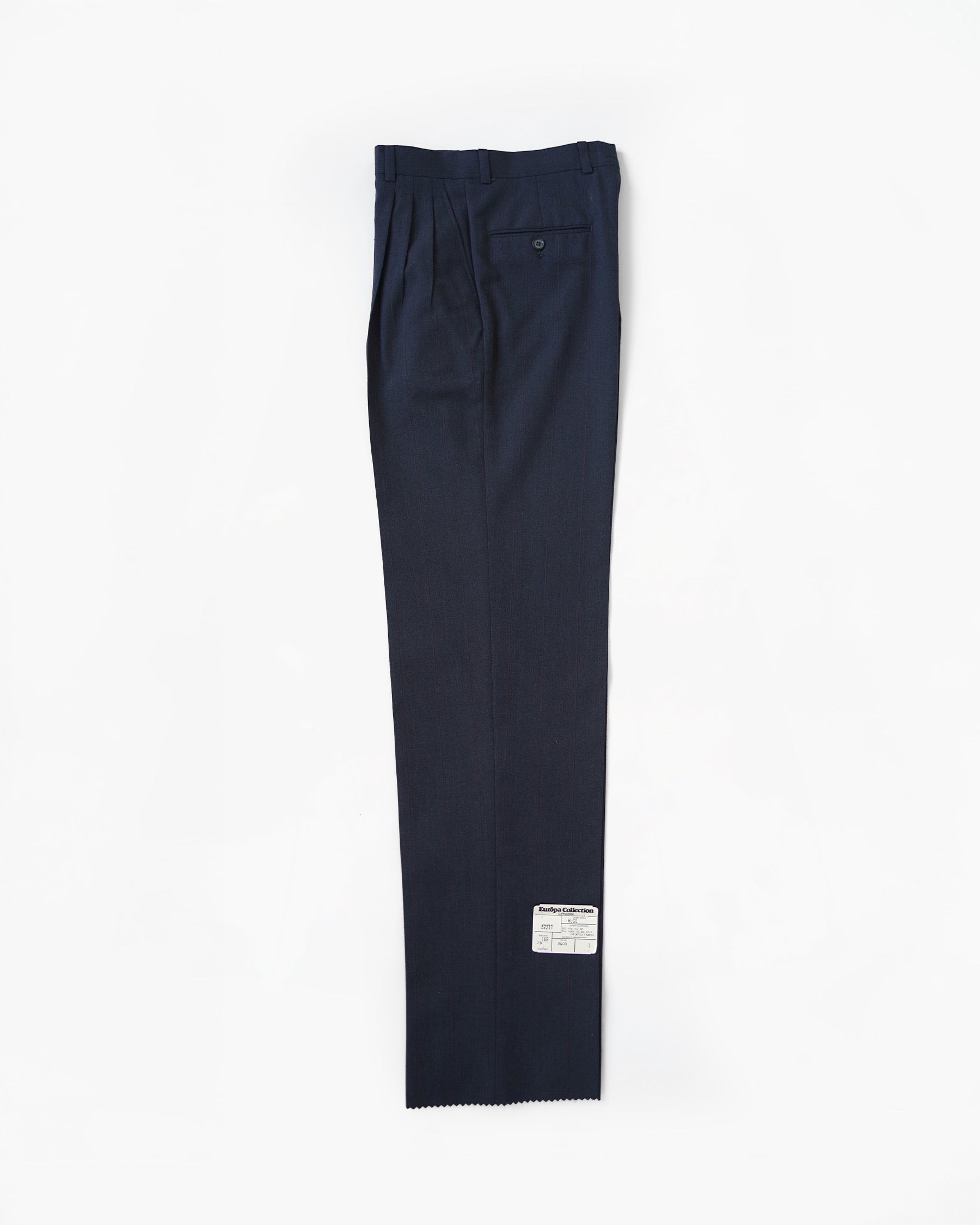 Double Breasted Suit with Subtle Pinstripe