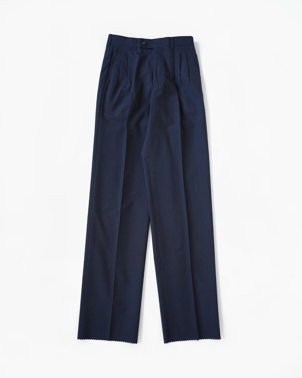 Double Breasted Suit with Subtle Pinstripe