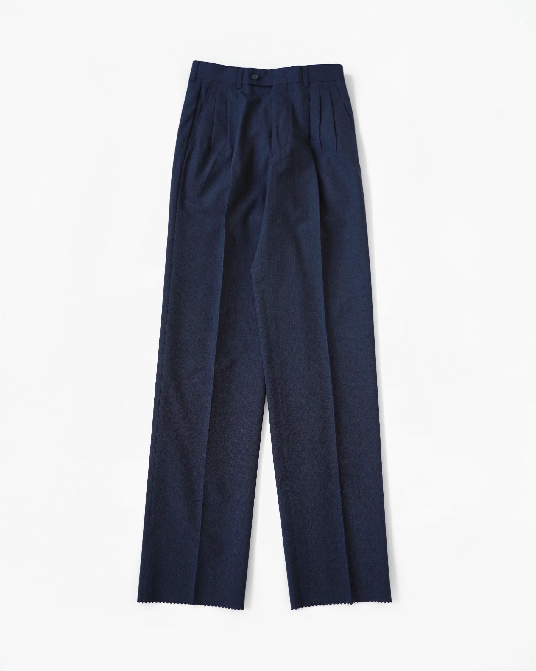 Double Breasted Suit with Subtle Pinstripe