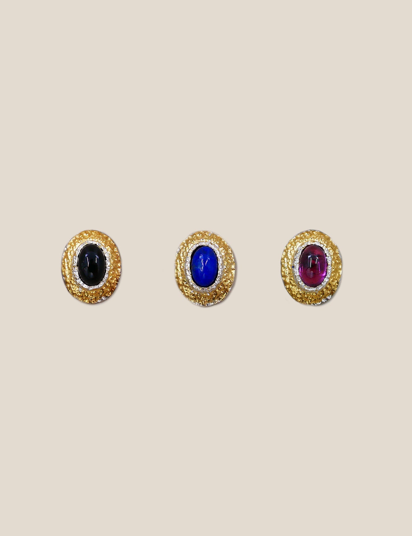 Lapis Lazuli Oval Earring