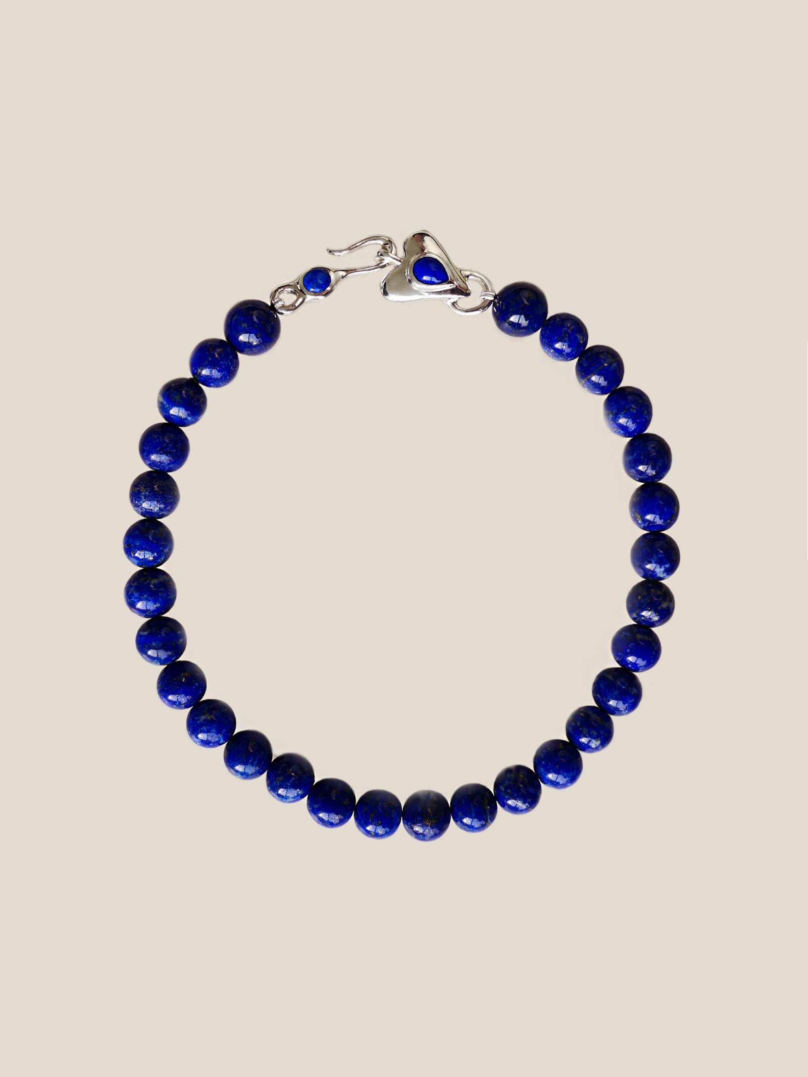 "Isabella Etou" Lapis Lazuli Heart Necklace