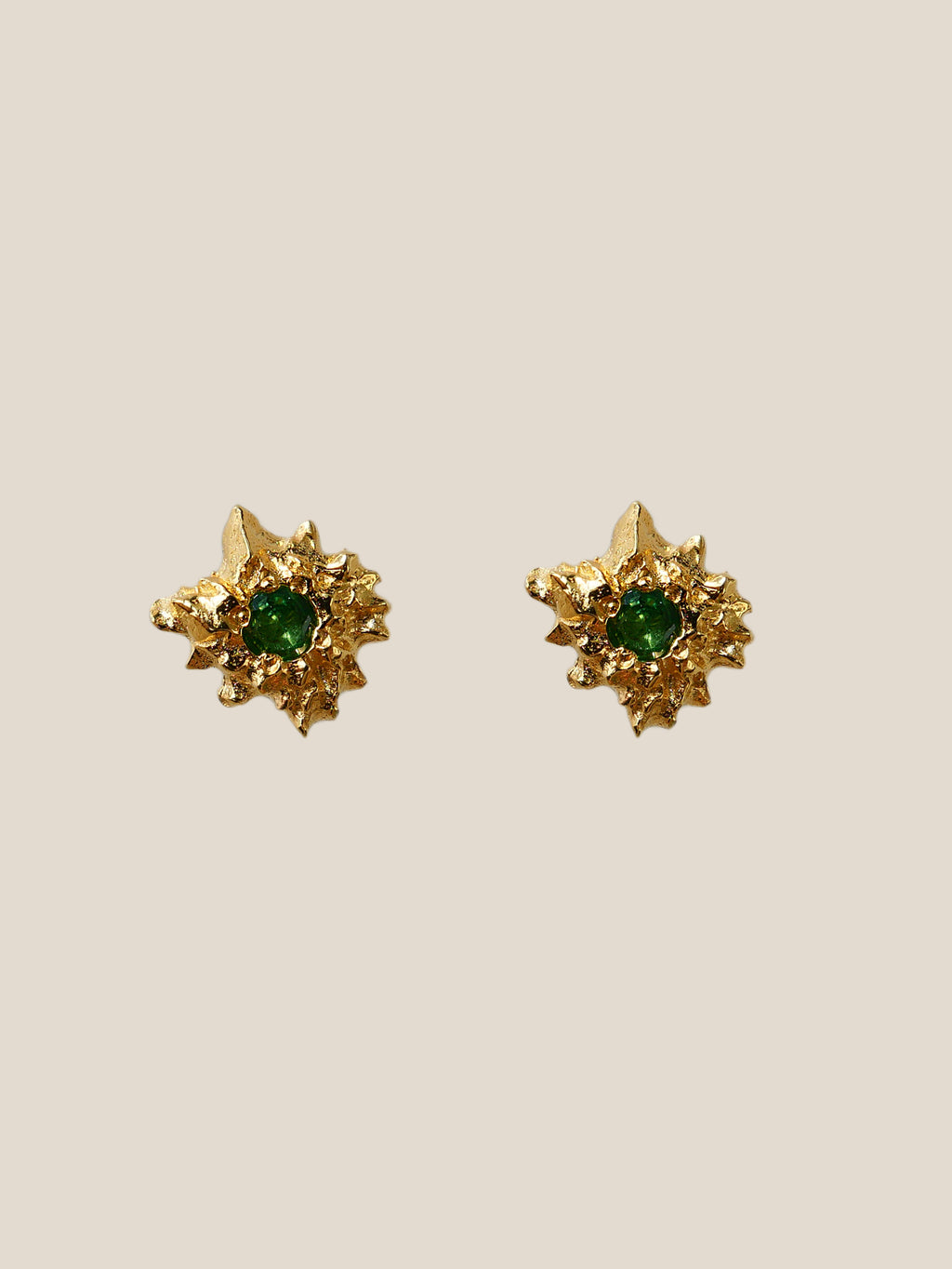 "Isabella Etou" Star Earring - Tsavorite