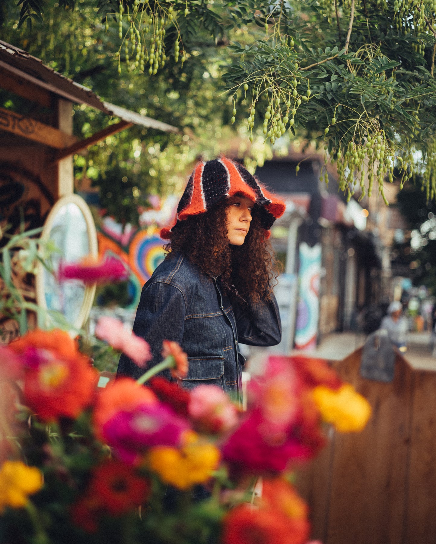 Mohair Blend Wide Hat 01