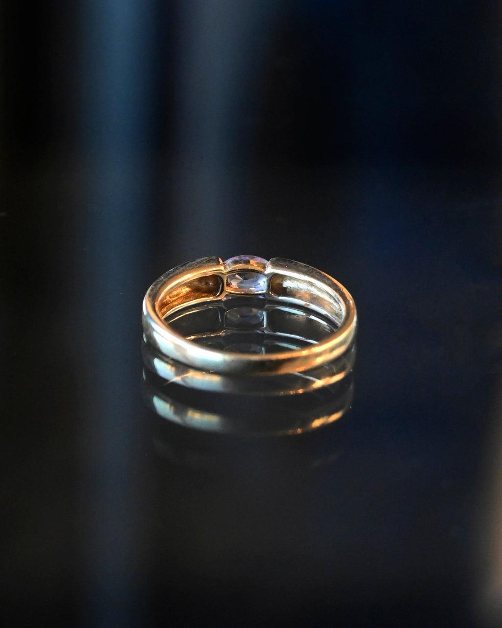 9k Amethyst  Gold Ring - 13号