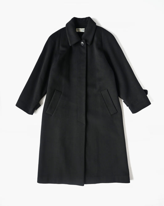 Black Wool Long Coat