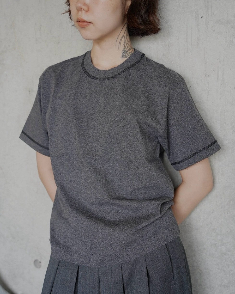 404 Stitched S/S Soft Tee - Gray