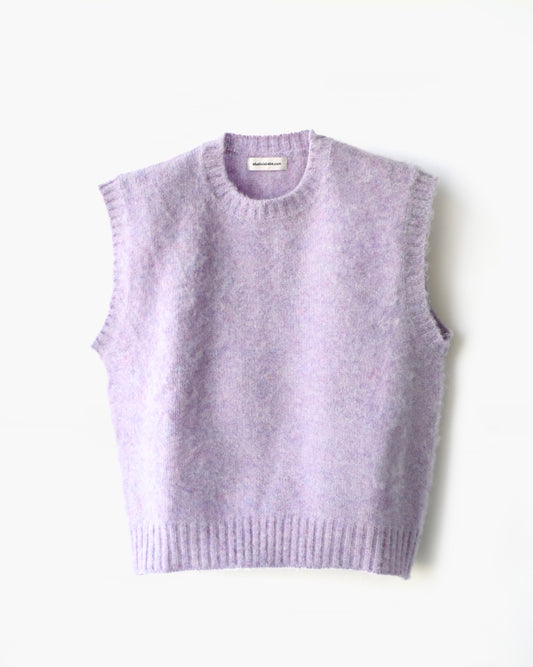 404 Shaggy Dog Crew Neck Vest - Lavender