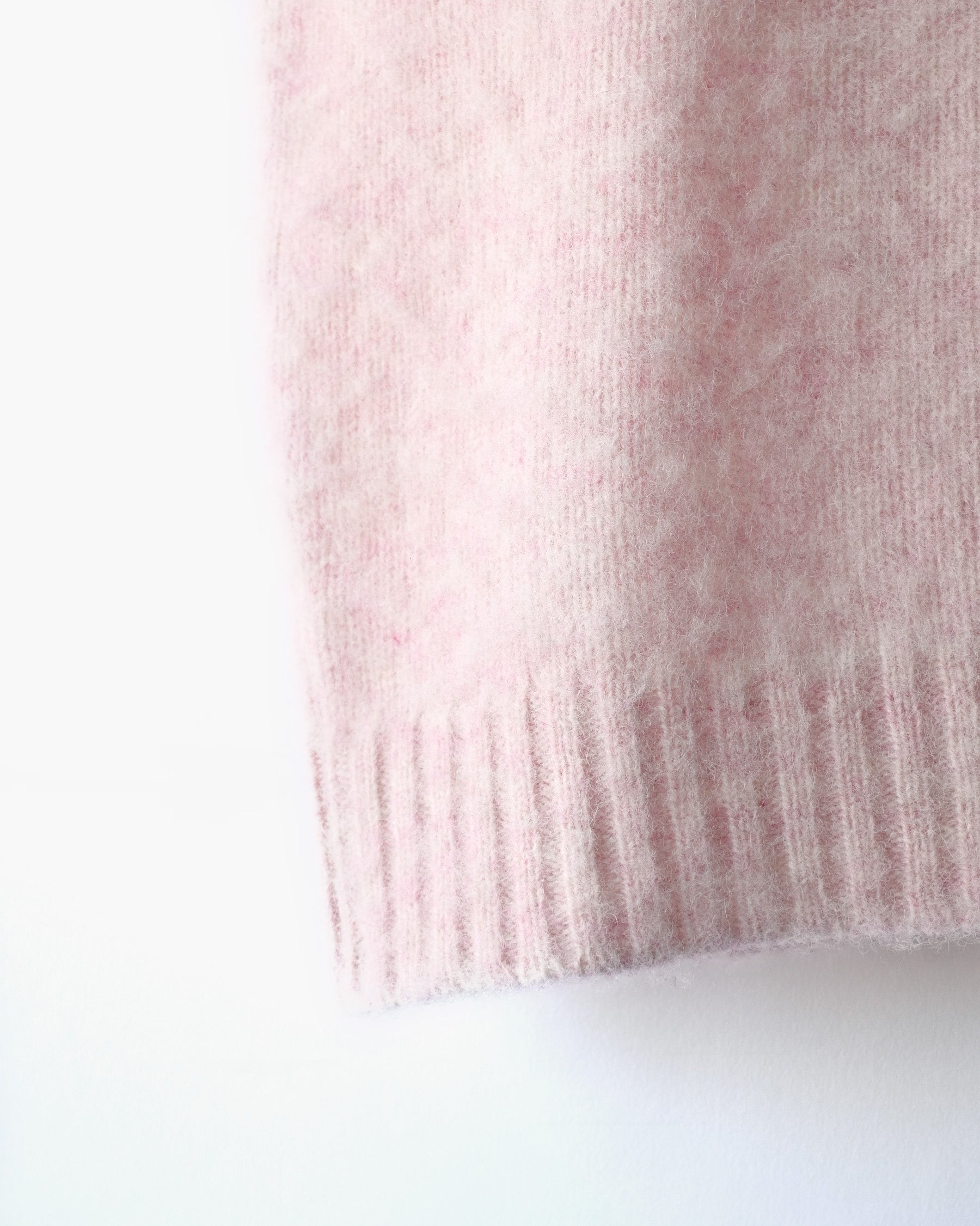 404 Shaggy Dog Crew Neck Vest - Pink
