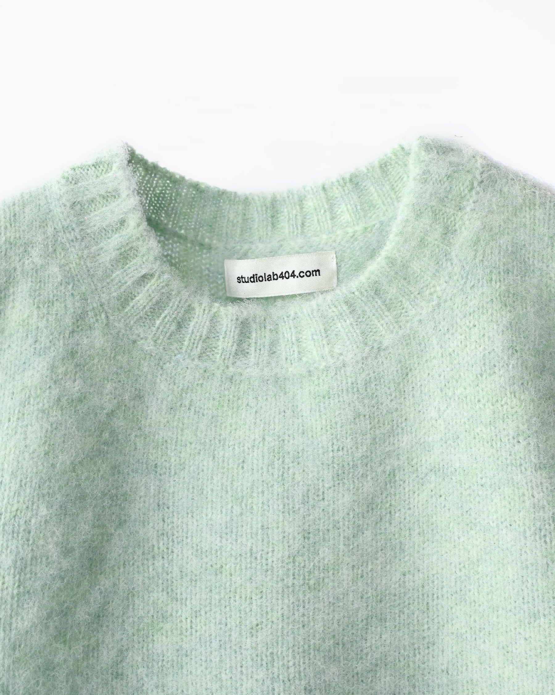 404 Shaggy Dog Crew Neck Vest - Mint