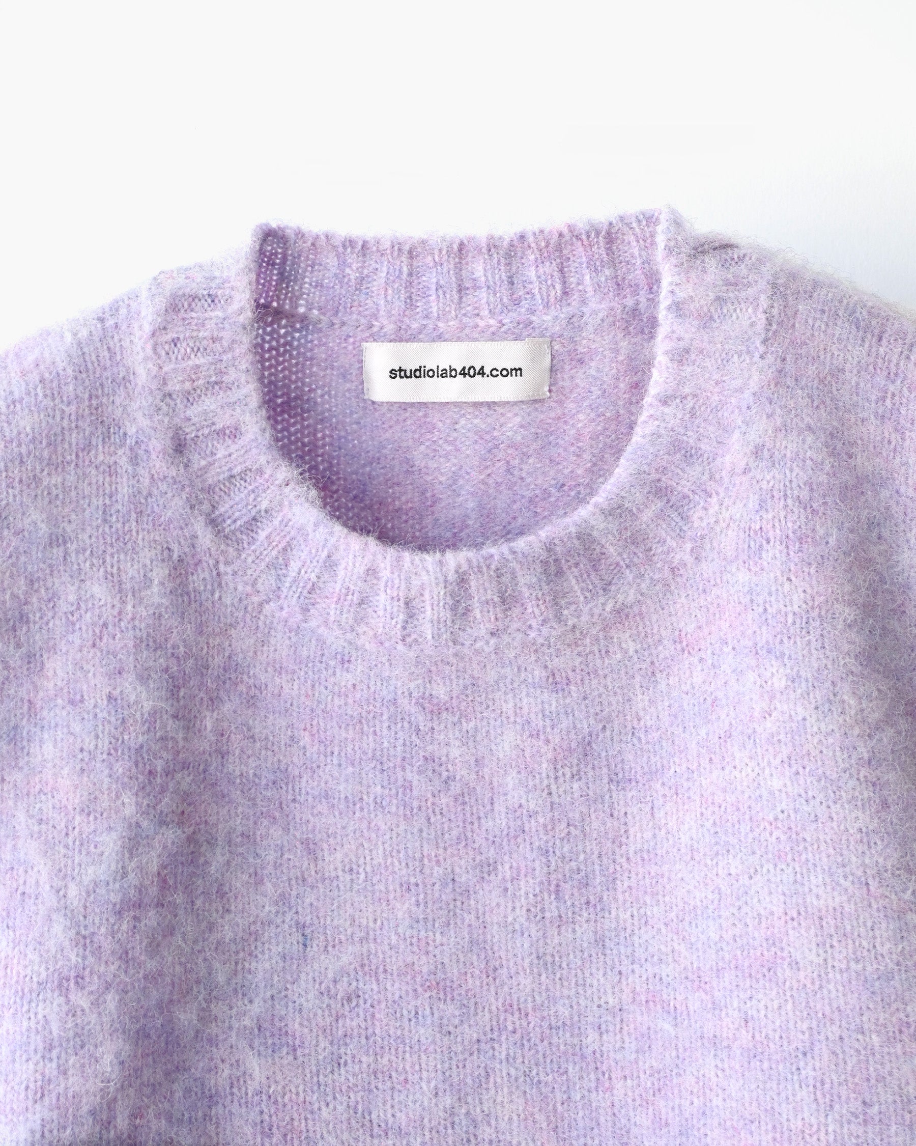 404 Shaggy Dog Crew Neck Vest - Lavender