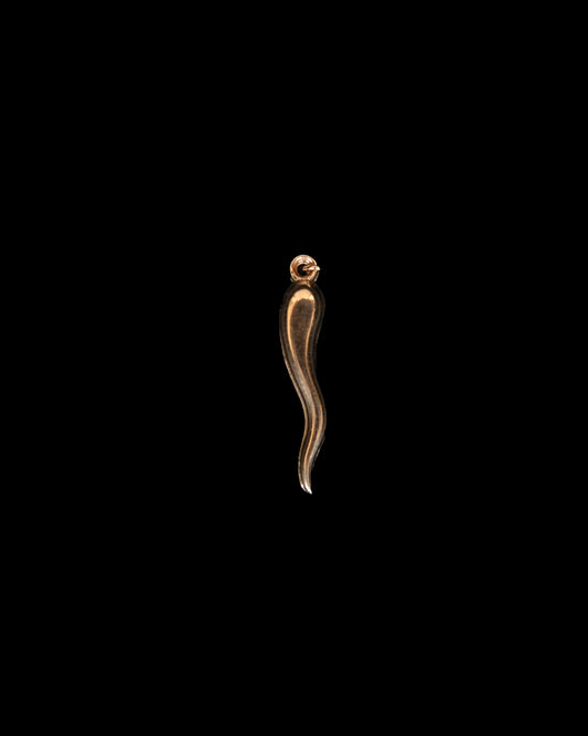 14K Charm -Italian Horn M