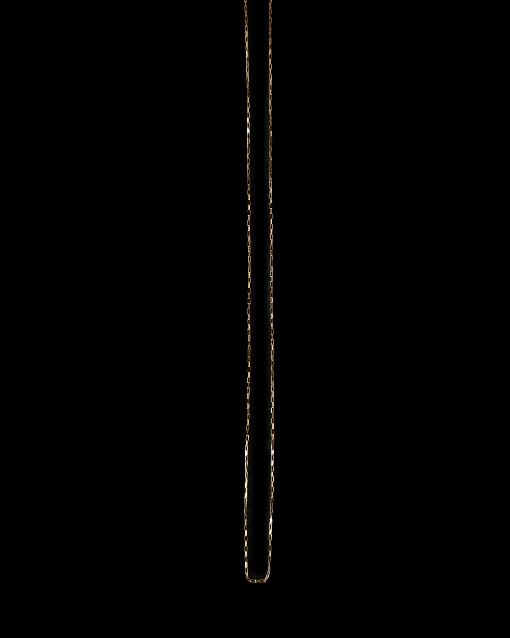 18k Paperclip Chain Necklace  S - 45.5cm
