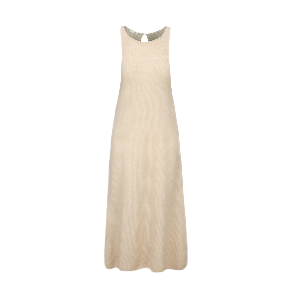 "RUOHAN" Cream Cedar Dress