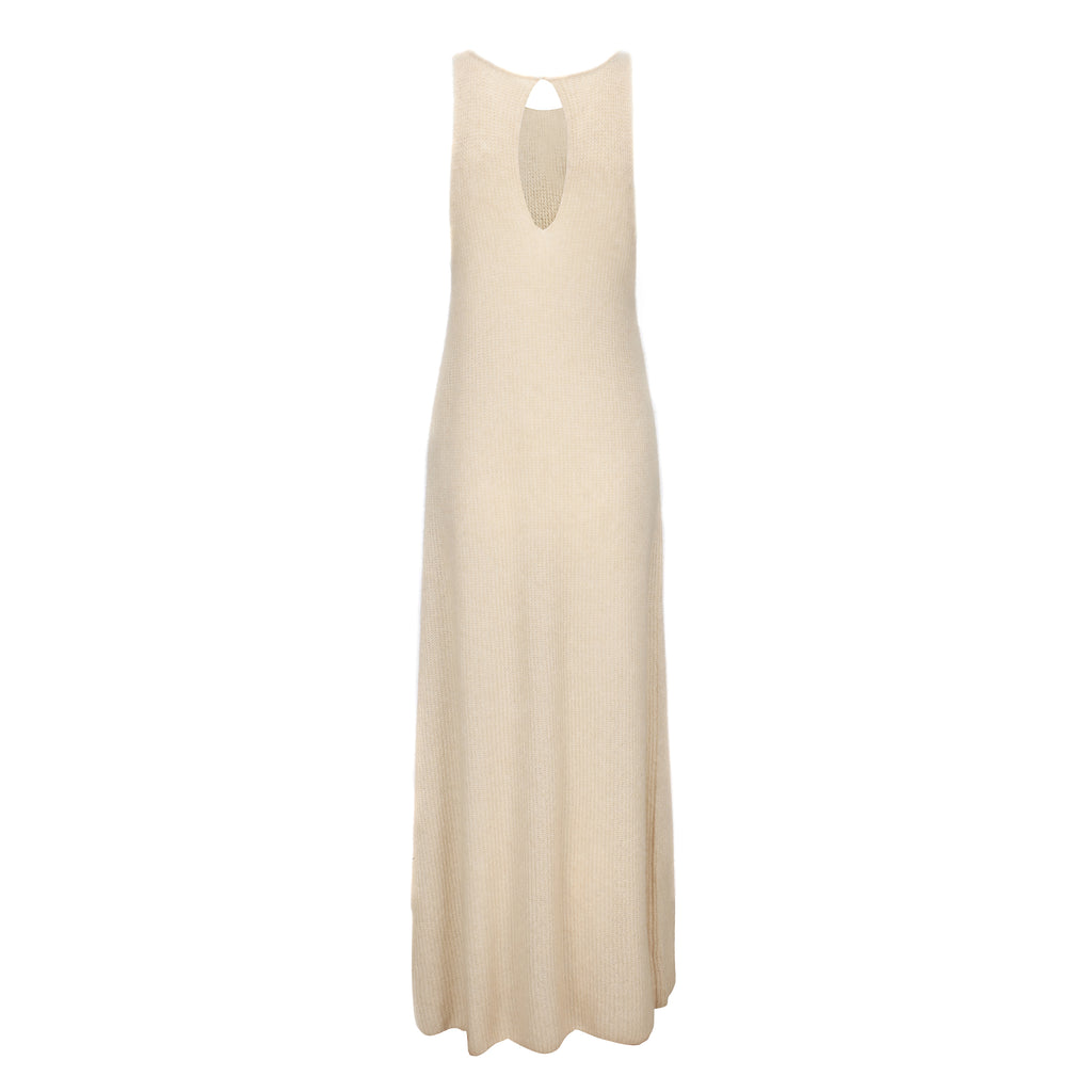 "RUOHAN" Cream Cedar Dress