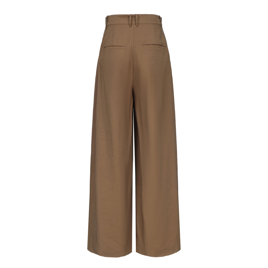 "RUOHAN" Tan Suit Pants
