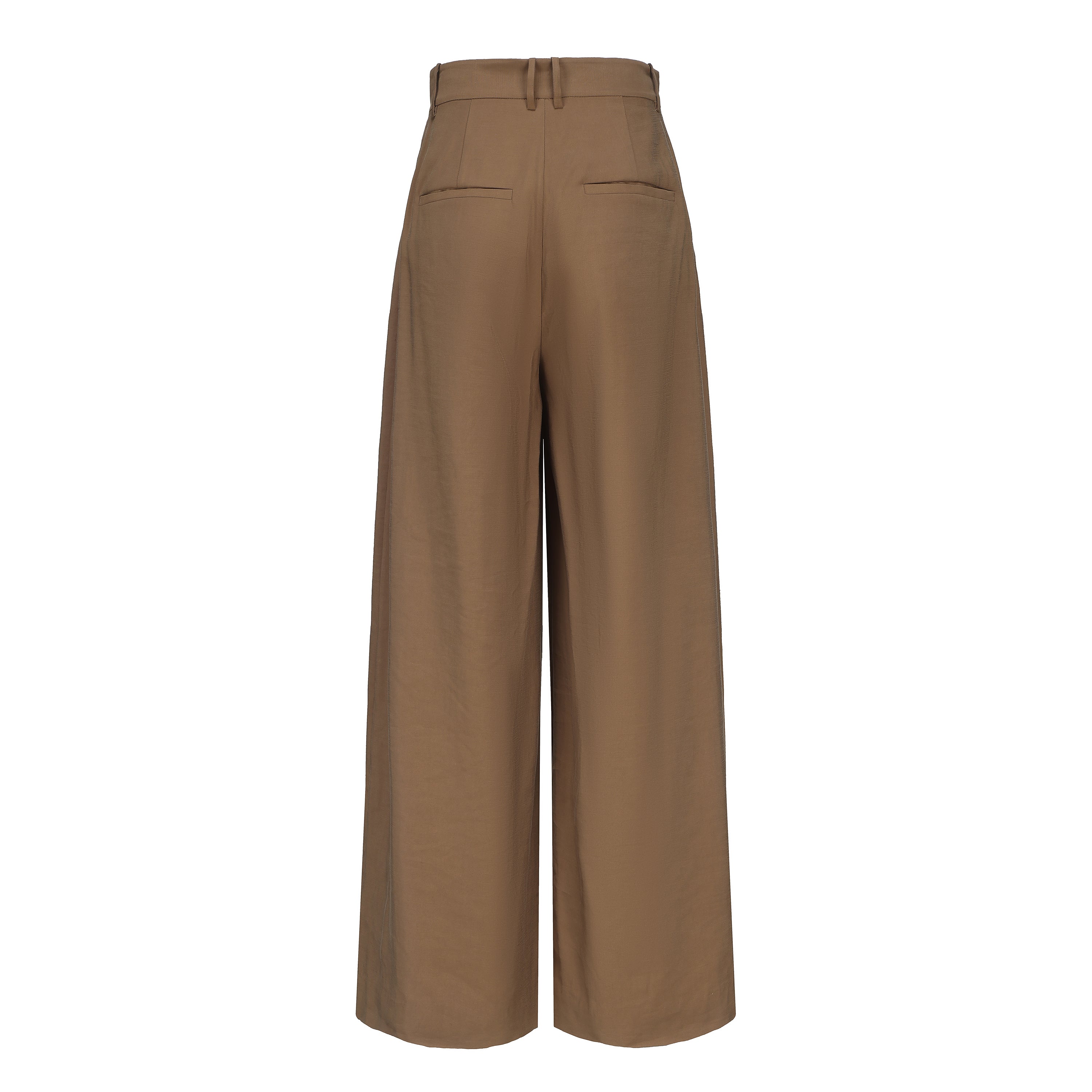 "RUOHAN" Tan Suit Pants