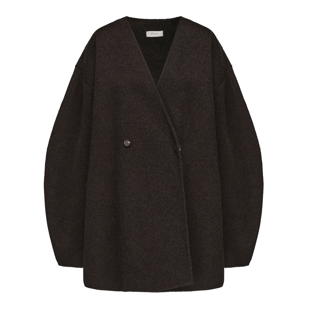 "RUOHAN" COFFEE WOLIN COAT