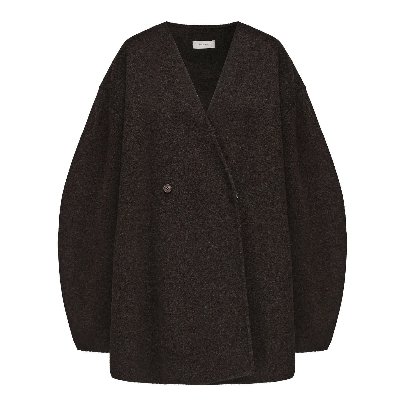 "RUOHAN" COFFEE WOLIN COAT