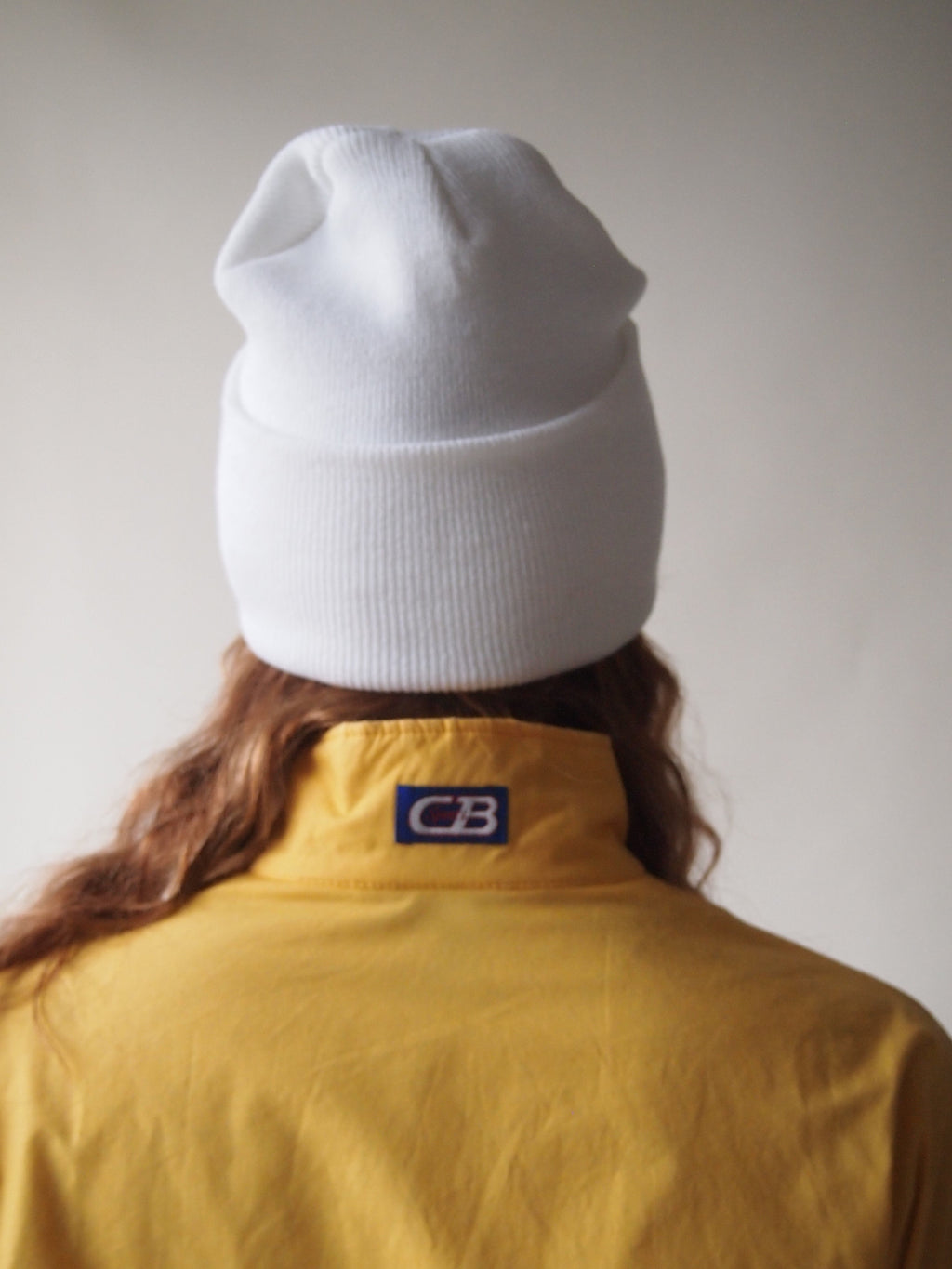 Acrylic Watch Cap - White