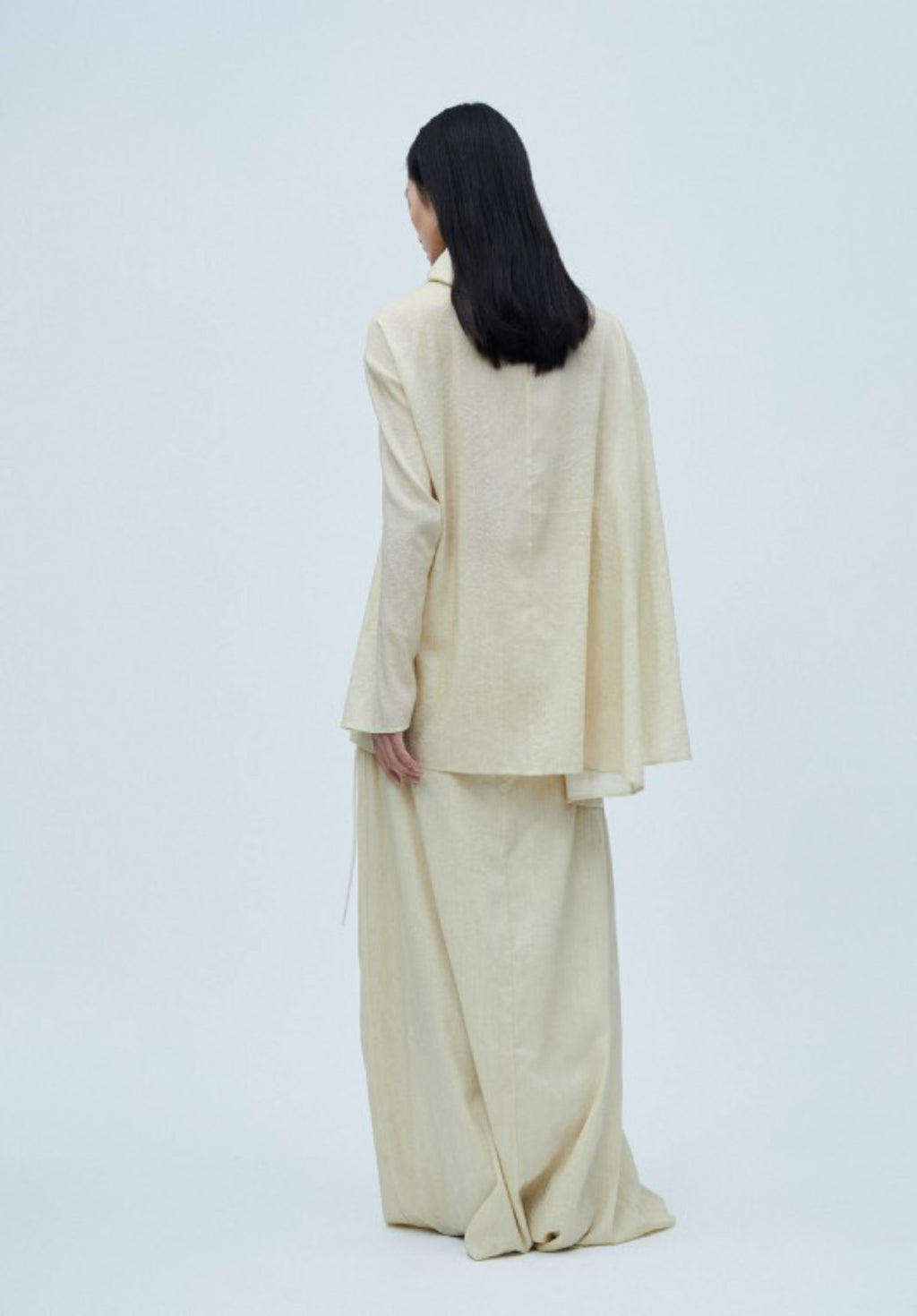 "RUOHAN" Wool Blend Barrow Shirt