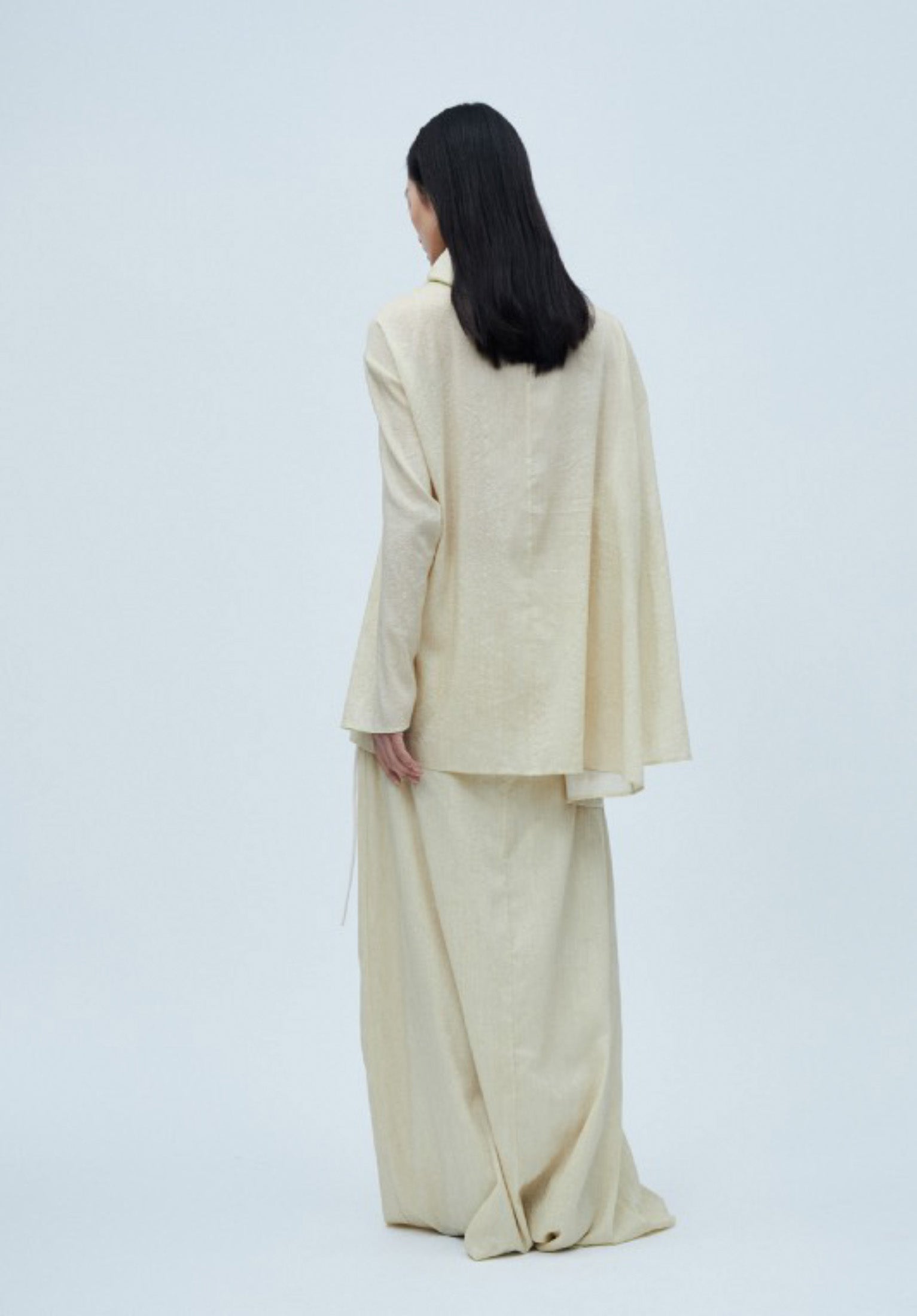 "RUOHAN" Wool Blend Barrow Shirt