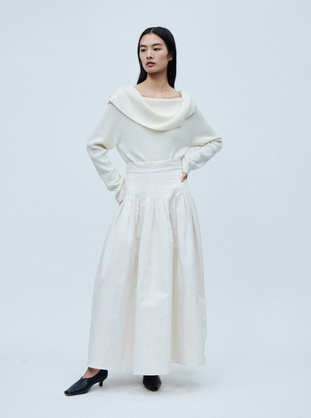 "RUOHAN" Denim Hiva Skirt