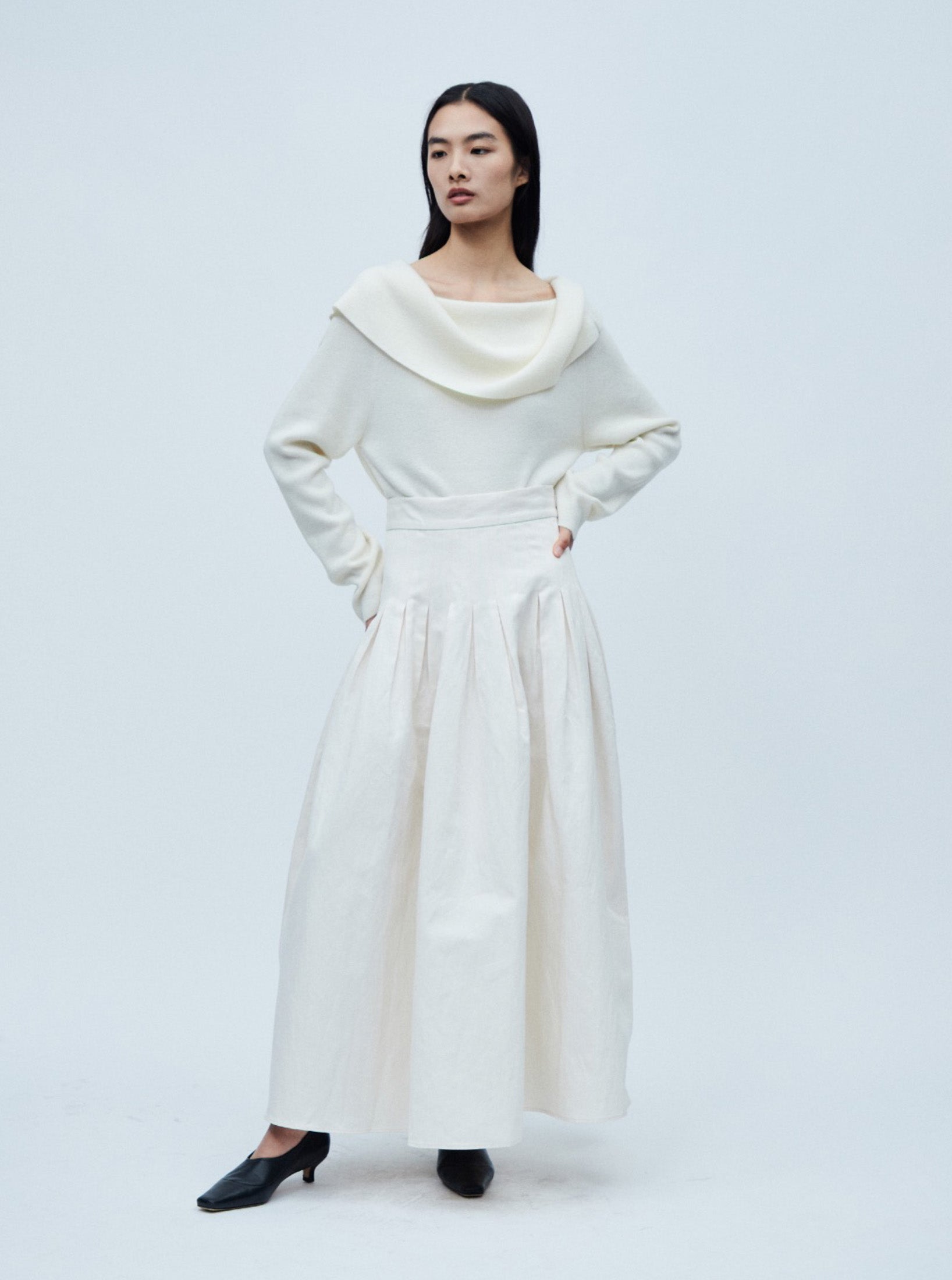 "RUOHAN" Denim Hiva Skirt