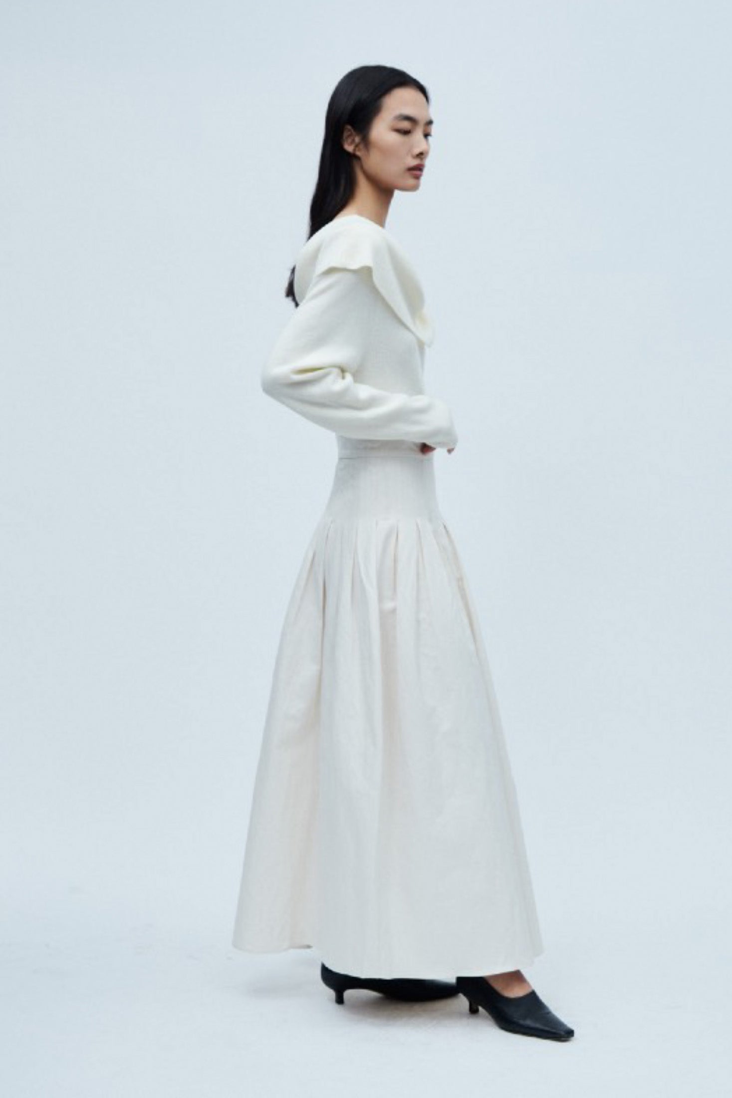 "RUOHAN" Denim Hiva Skirt