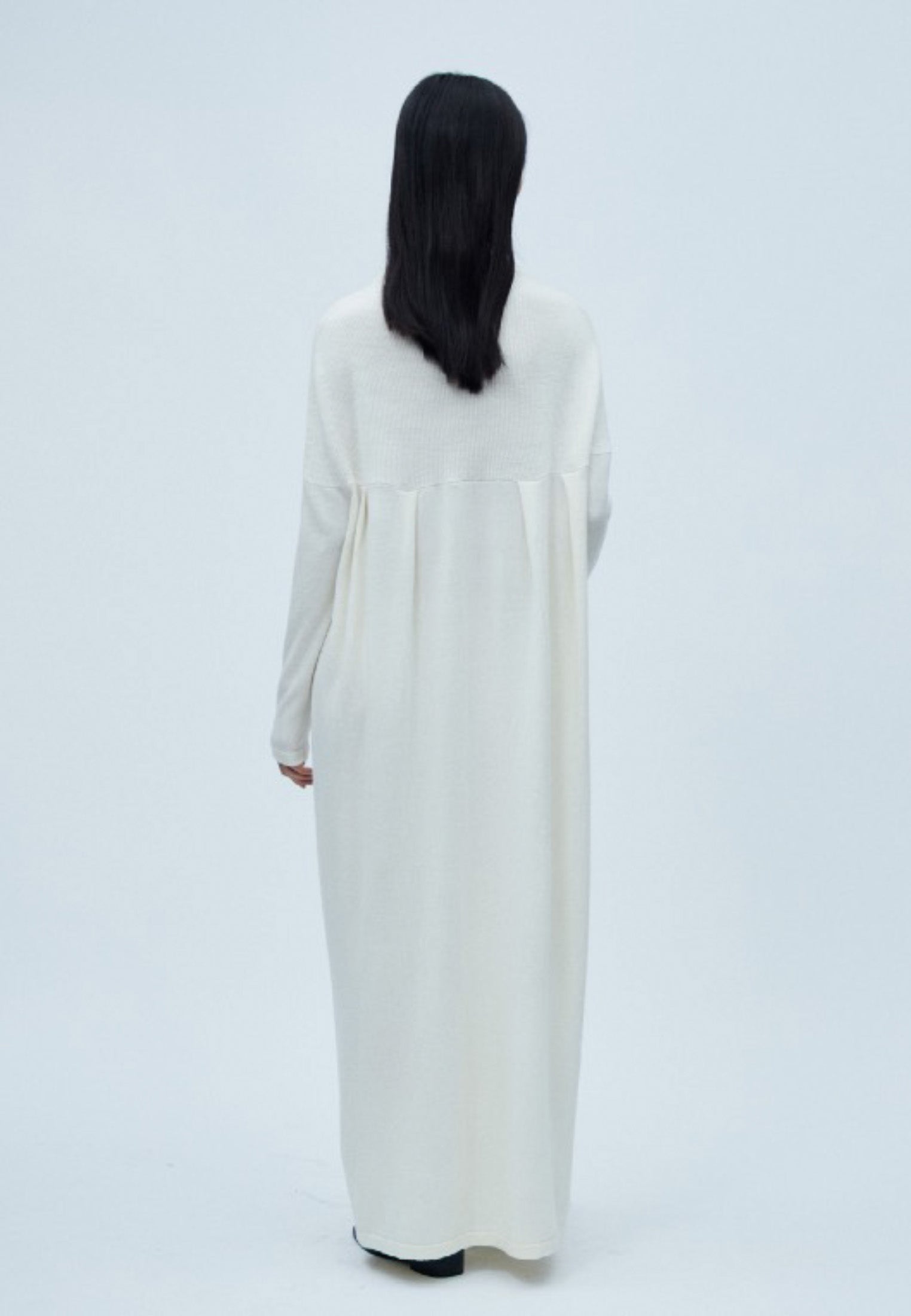 "RUOHAN" Cream Syros Dress