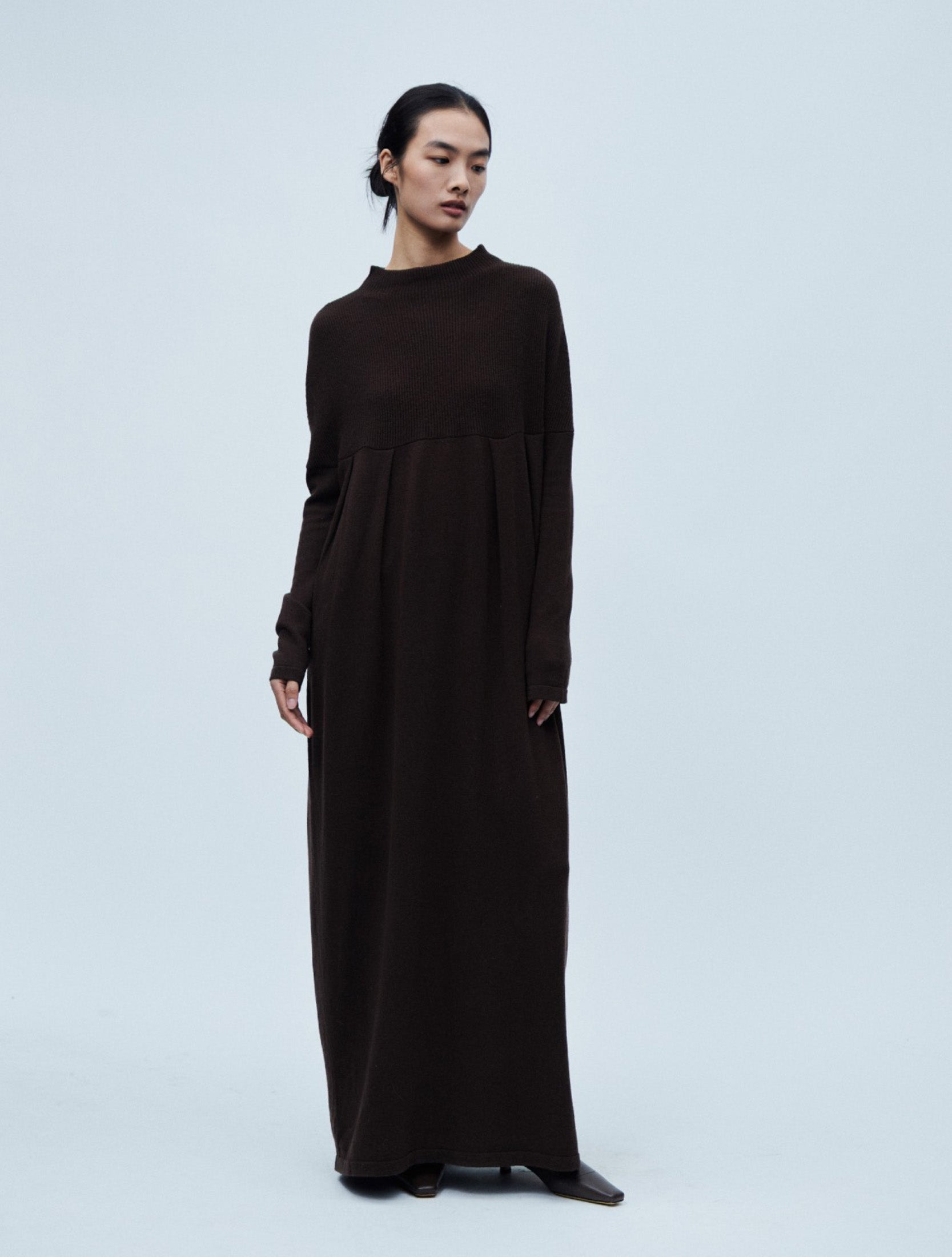 "RUOHAN" Brown Syros Dress