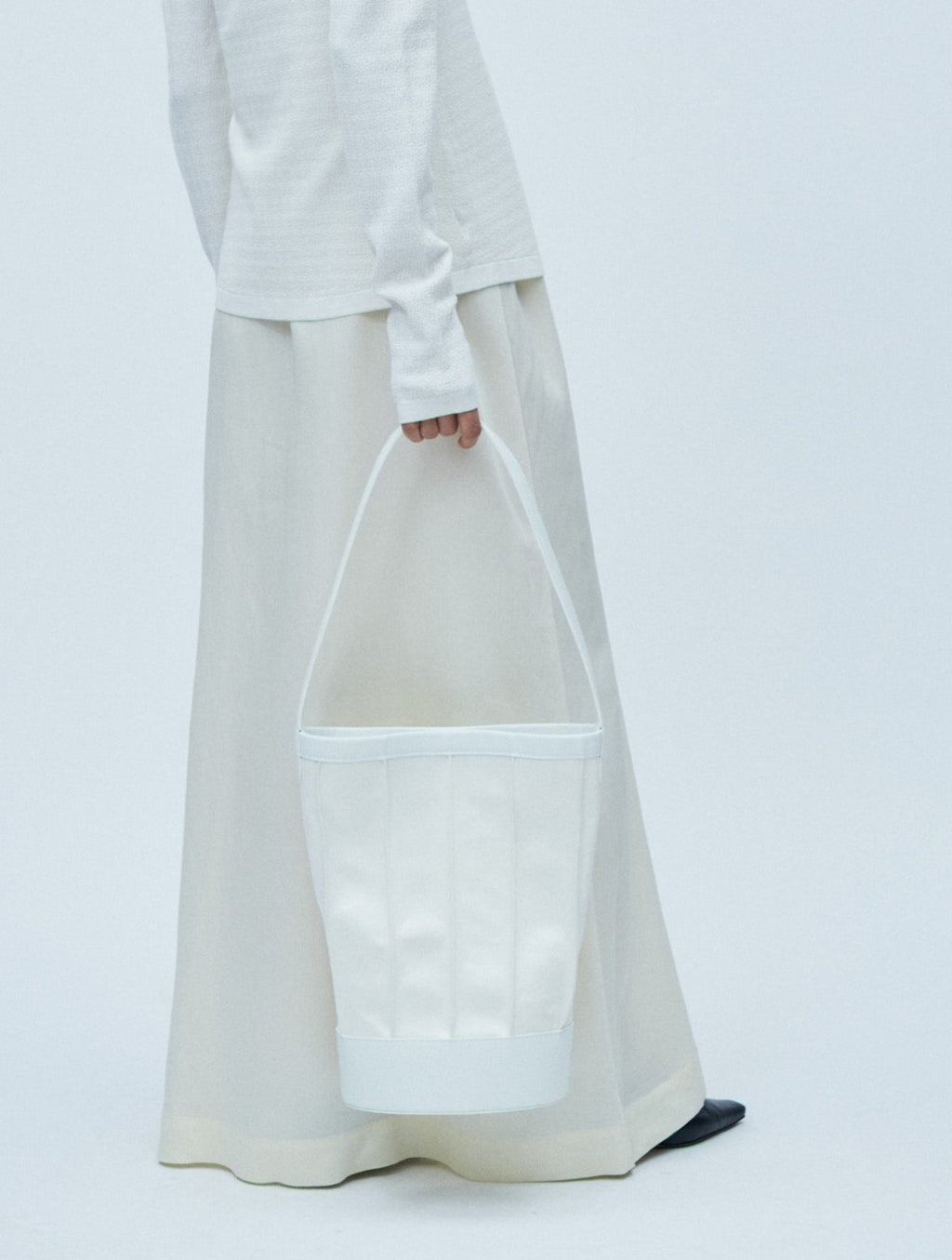 Satin Bucket Bag