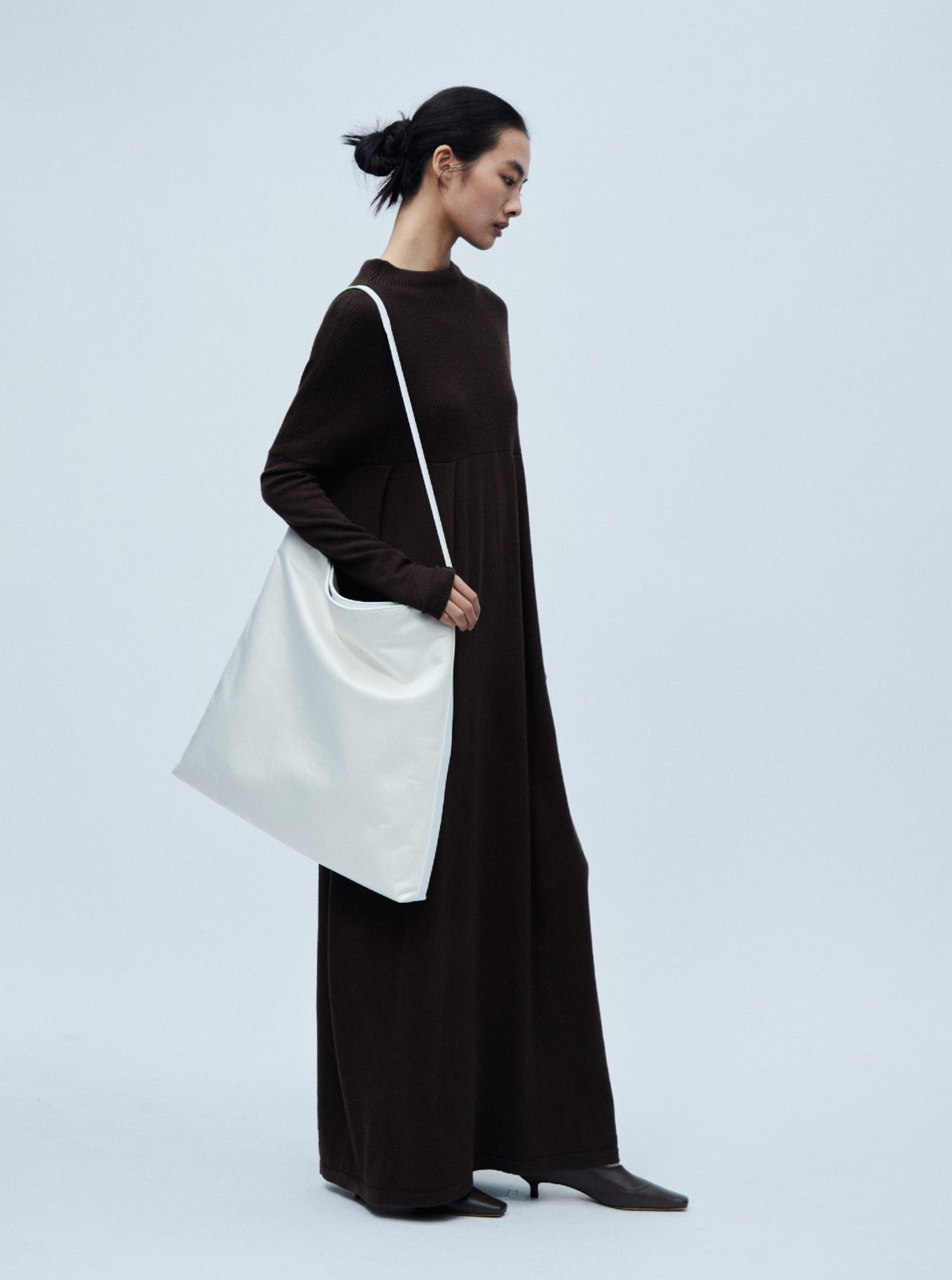 "RUOHAN" Brown Syros Dress