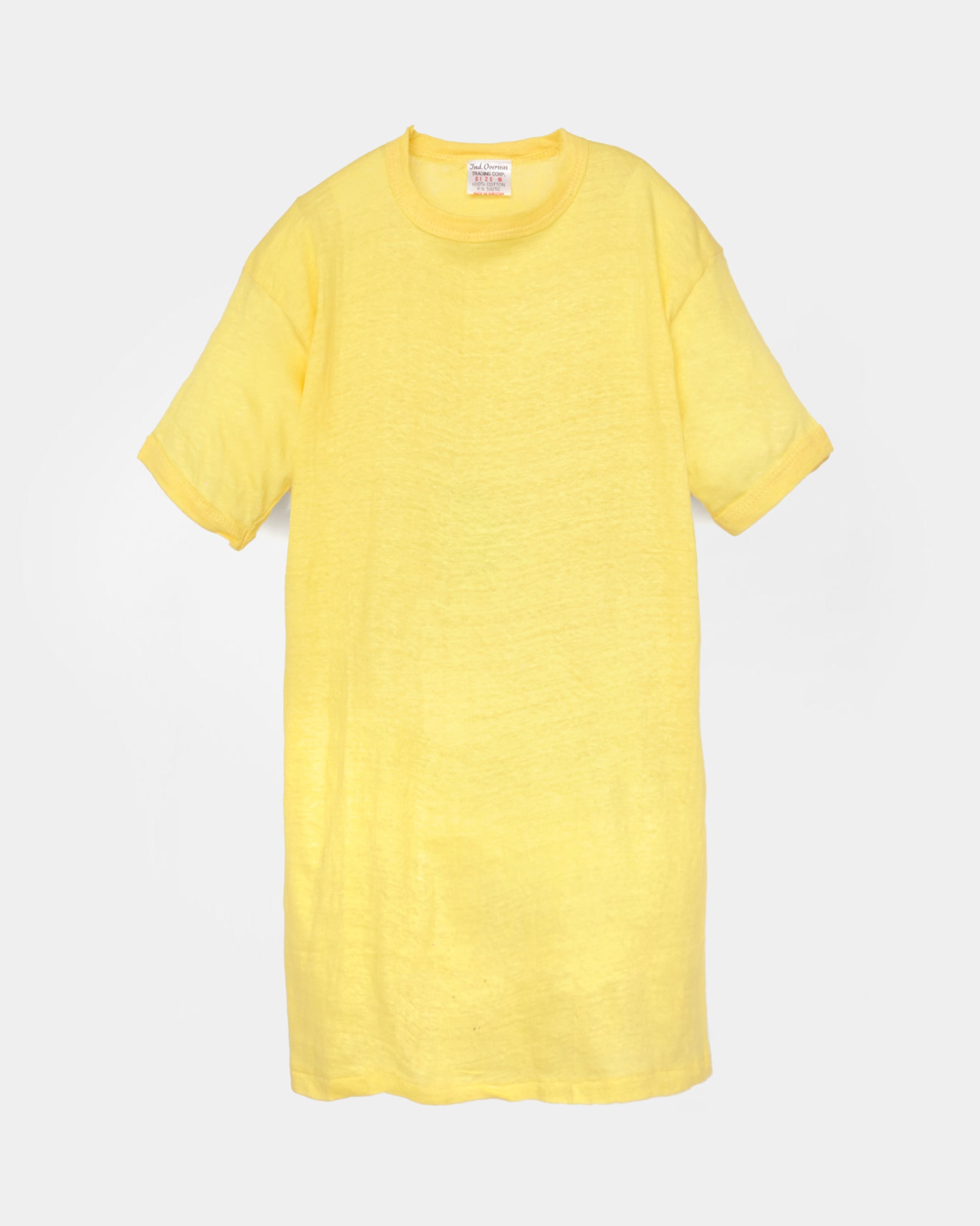 Pale Color T-shirt -Yellow
