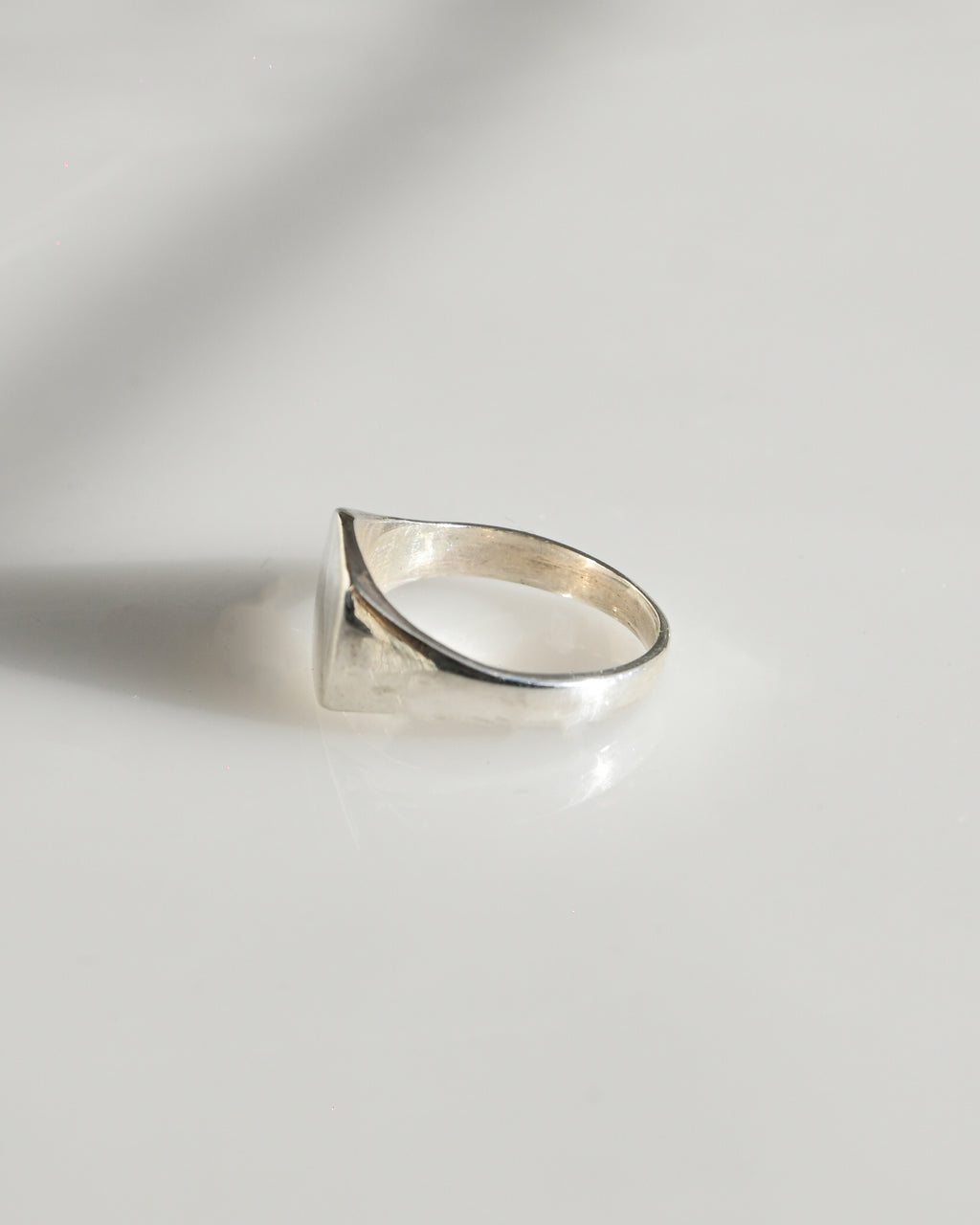 Signet Silver Ring - Square (10号)