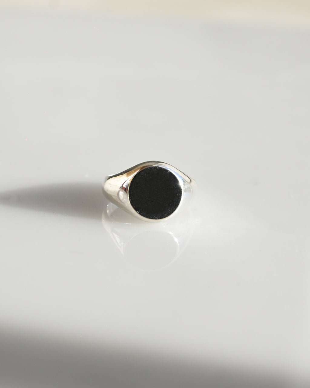 Signet Silver Pinky Ring (2号)
