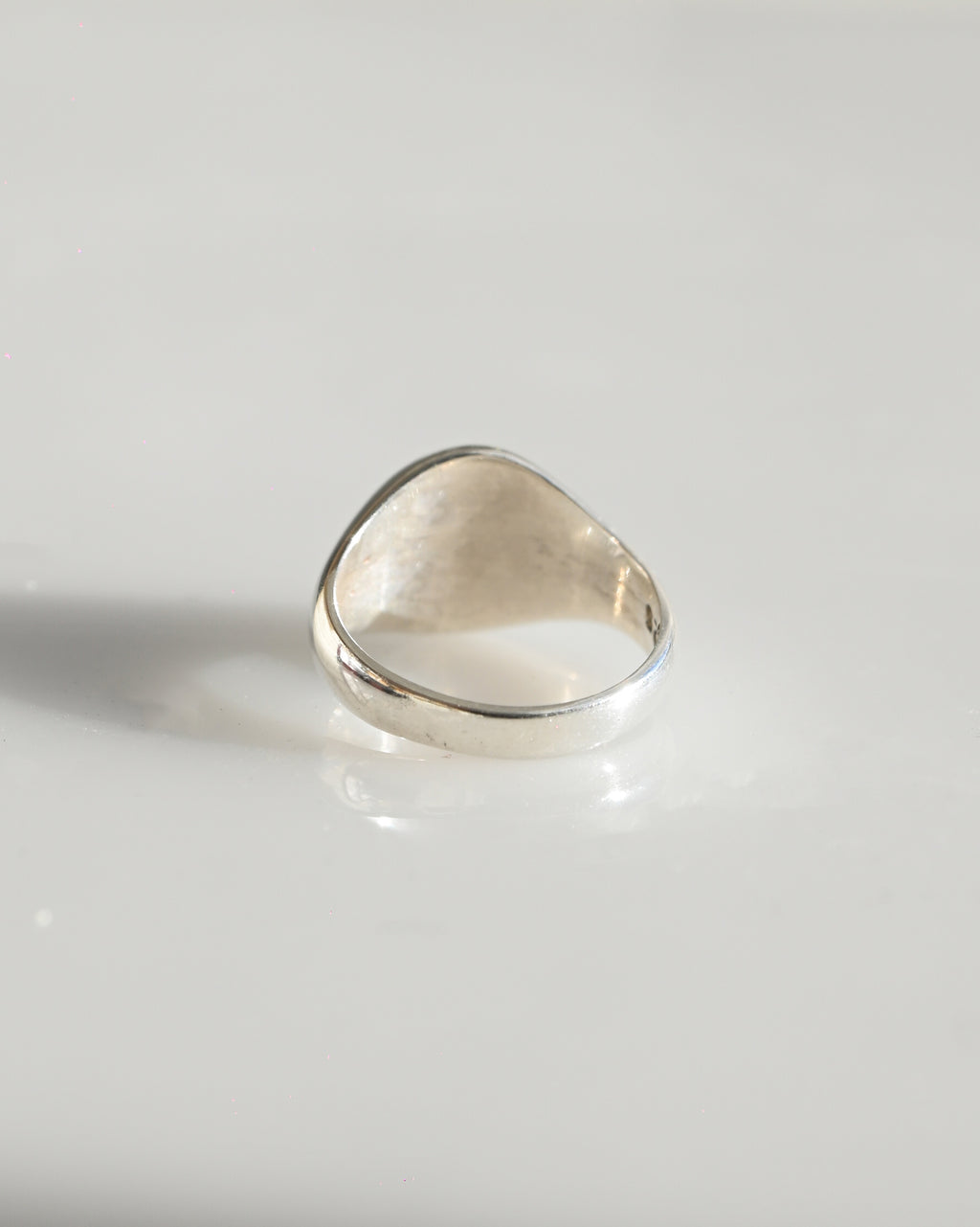 Signet Silver Pinky Ring (2号)